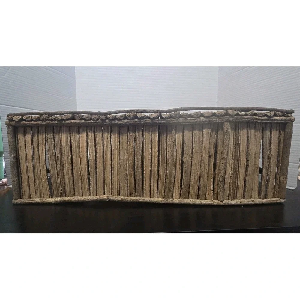 Vintage Rustic Nativity Scene Manger Only 24